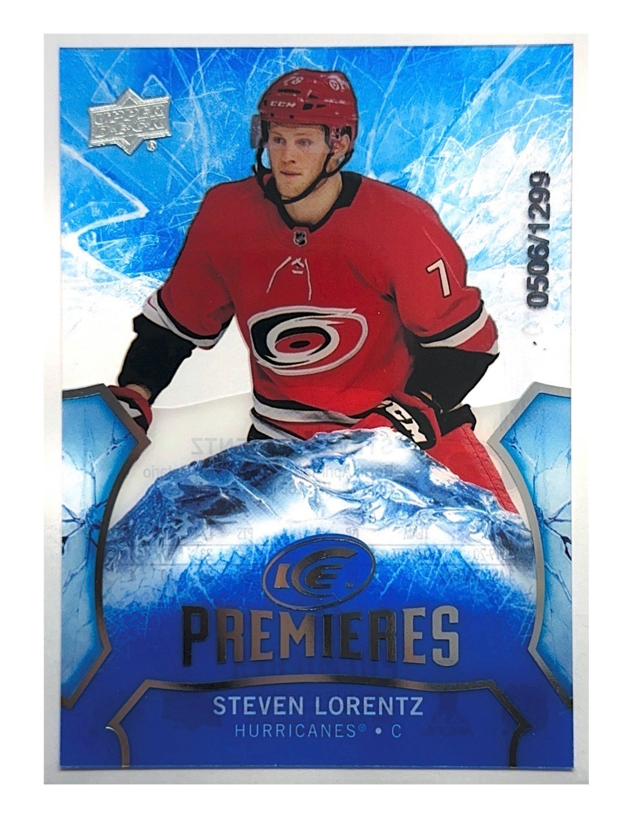 Steven Lorentz 2020-21 Upper Deck Ice Premieres #103 - 0506/1299