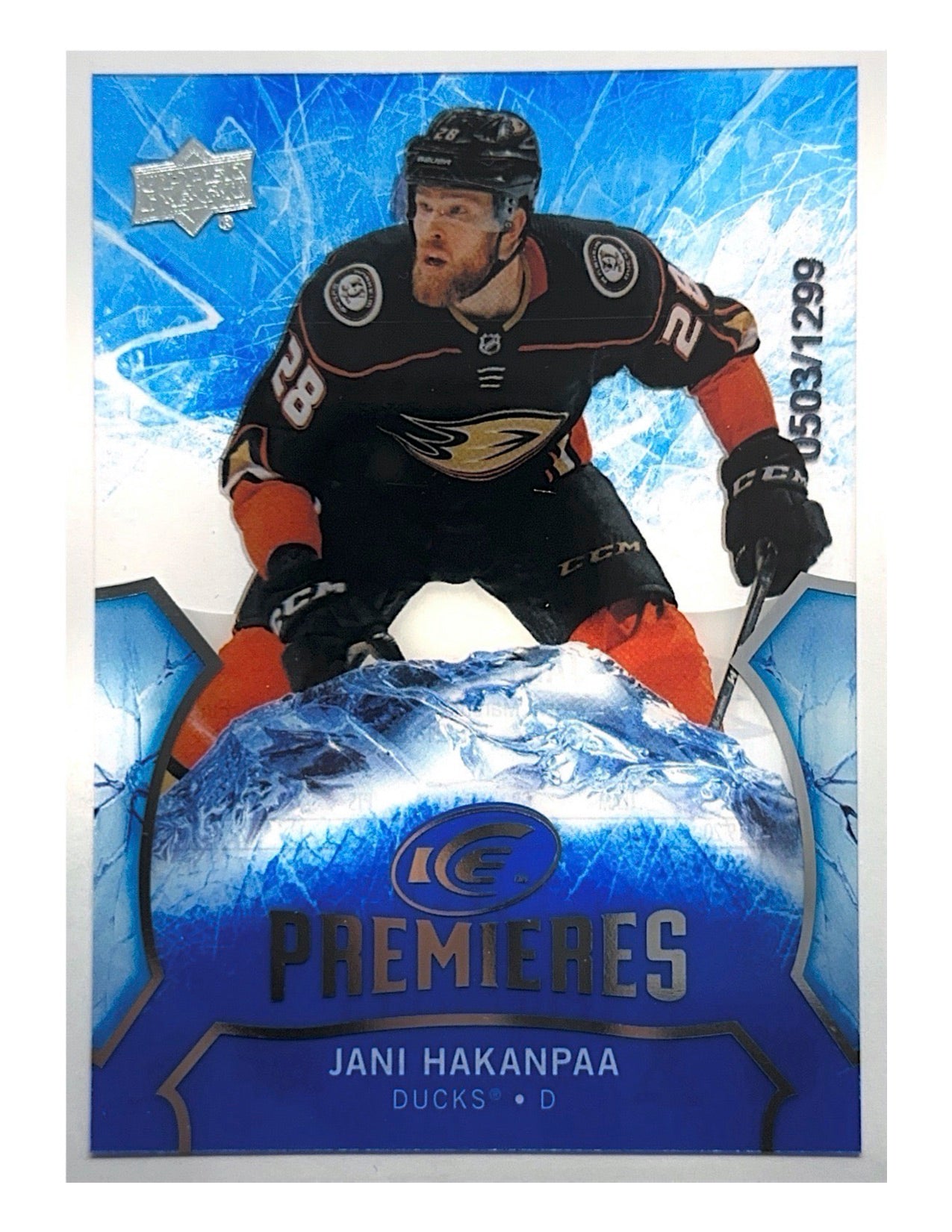 Jani Hakanpaa 2020-21 Upper Deck Ice Premiers #114 - 0503/1299