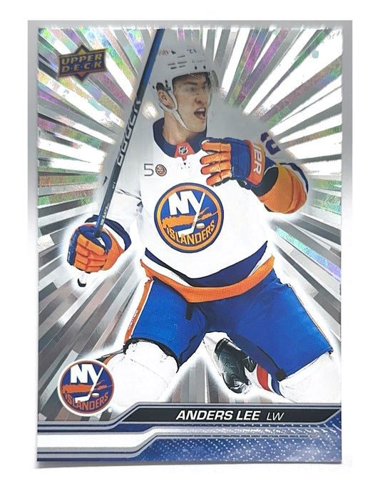 Anders Lee 2023-24 Upper Deck Series 1 Silver Outburst #115