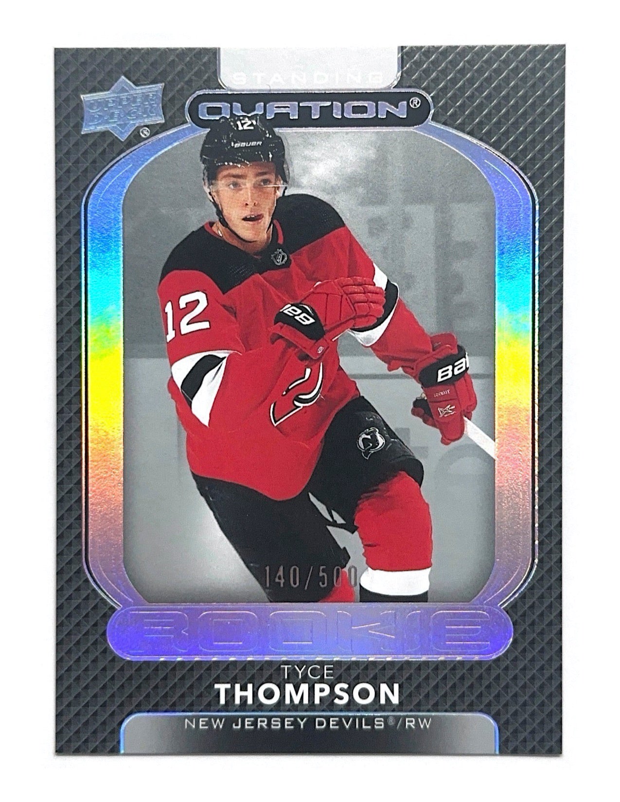 Tyce Thompson 2021-22 Upper Deck Ovation Standing Ovation Rookies #117 - 140/500