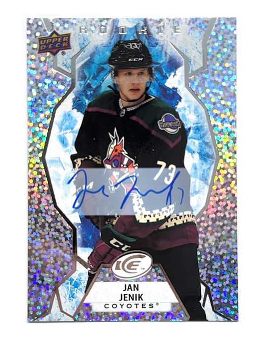 Jan Jenik 2021-22 Upper Deck Ice Rookie Autographs #117