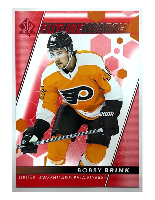 Bobby Brink 2022-23 Upper Deck SP Authentic Future Watch Limited Red #117