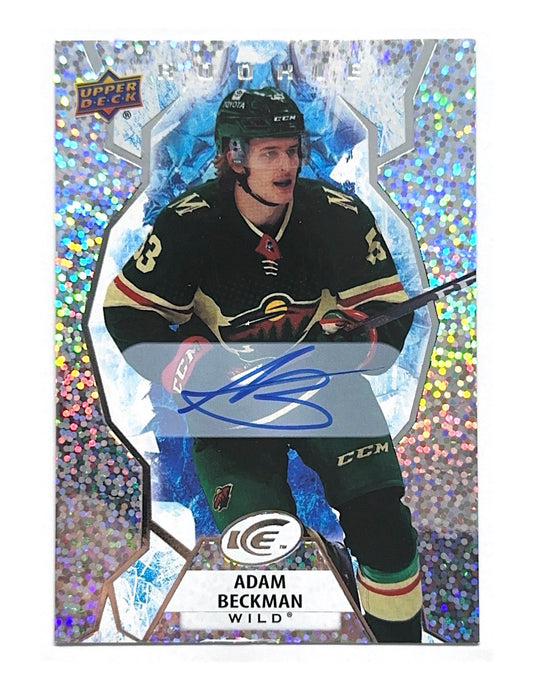 Adam Beckman 2021-22 Upper Deck Ice Rookie Autographs #139
