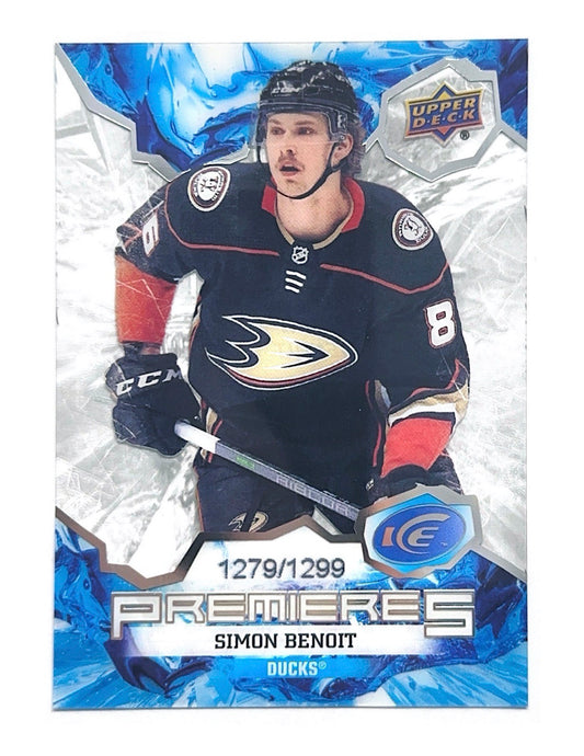 Simon Benoit 2021-22 Upper Deck Ice Premieres #174 - 1279/1299