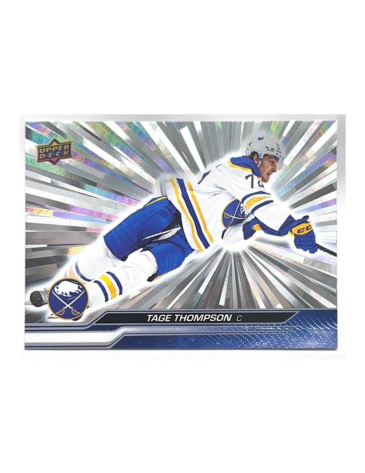 Tage Thompson 2023-24 Upper Deck Series 1 Silver Outburst #17