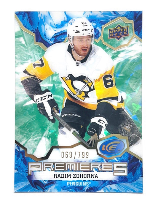 Radim Zohorna 2021-22 Upper Deck Ice Premieres Green #183 - 069/799