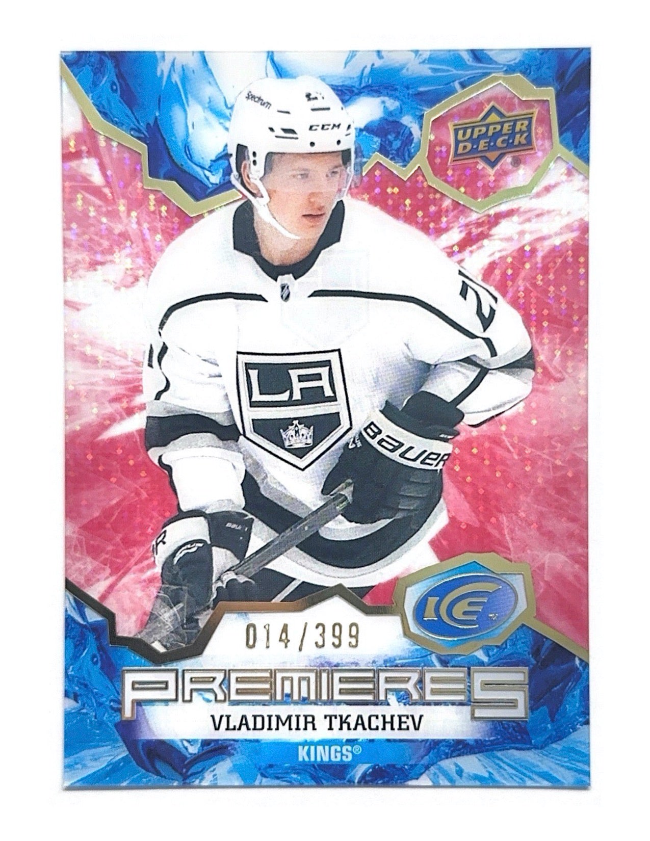 Vladimir Tkachev 2021-22 Upper Deck Ice Premieres Red #184 - 014/399