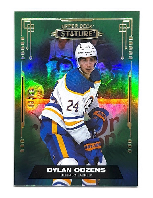Dylan Cozens 2021-22 Upper Deck Stature Green #18 - 44/66