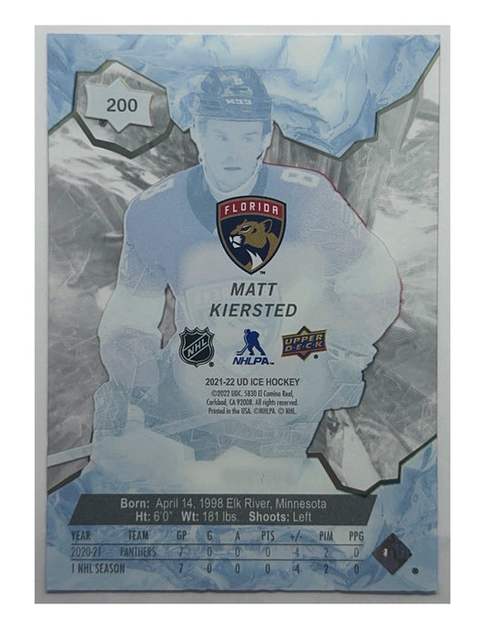 Matt Kiersted 2021-22 Upper Deck Ice Premieres #200 - 410/999