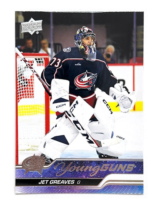 Jet Greaves 2023-24 Upper Deck Series 1 Young Guns #246