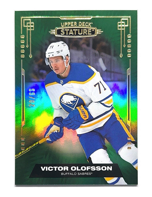 Victor Olofsson 2021-22 Upper Deck Stature Green #39 - 20/66