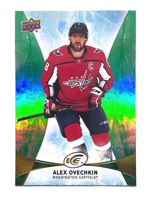 Alex Ovechkin 2020-21 Upper Deck Ice Green #6