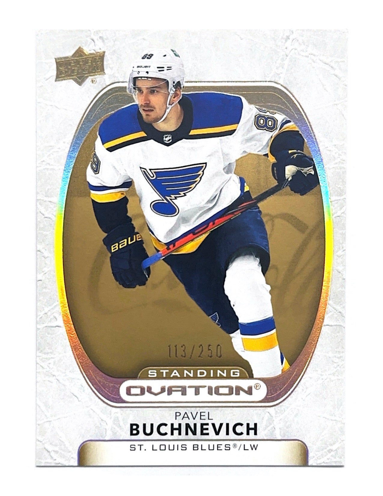 Pavel Buchnevich 2021-22 Upper Deck Ovation Gold Spectrum #75 - 113/250