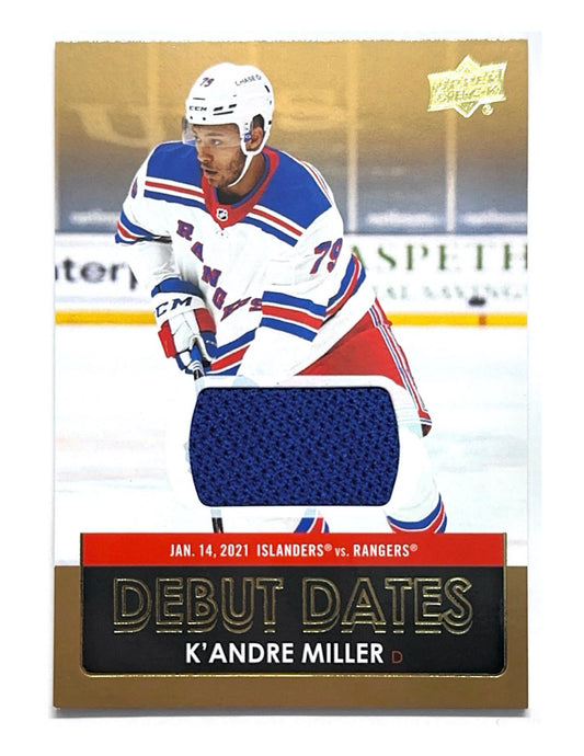 K'Andre Miller 2021-22 Upper Deck Series 1 Debut Dates Jersey #DD-6