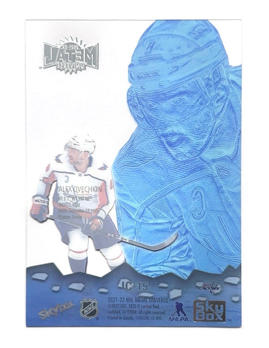 Alex Ovechkin 2021-22 Upper Deck Skybox Metal Universe Ice Carvings #IC-15