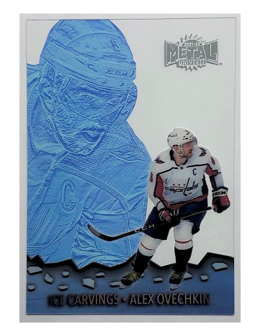 Alex Ovechkin 2021-22 Upper Deck Skybox Metal Universe Ice Carvings #IC-15