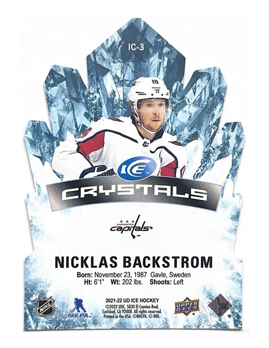 Nicklas Backstrom 2021-22 Upper Deck Ice Crystals #IC-3