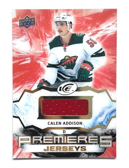 Calen Addison 2021-22 Upper Deck Ice Premieres Jerseys #IPA-CA