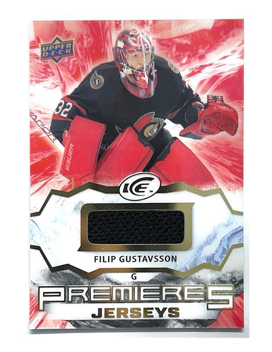 Filip Gustavsson 2021-22 Upper Deck Ice Premieres Jerseys #IPA-FG