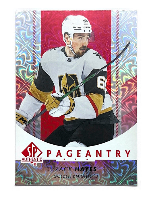 Zack Hayes 2022-23 Upper Deck SP Authentic Pageantry Red #P-76