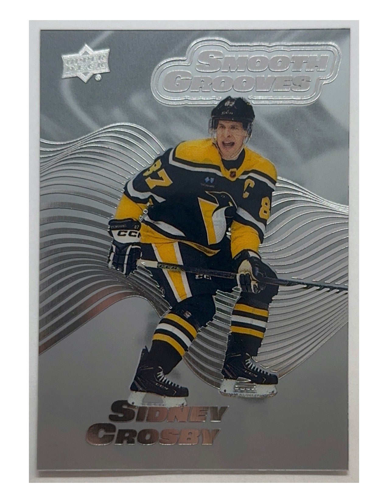 Sidney Crosby 2022-23 Upper Deck Extended Series Smooth Grooves #SG32