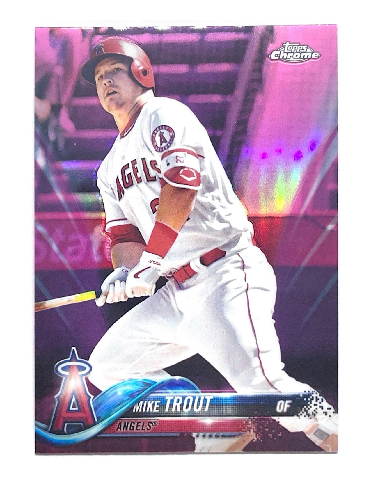 Mike Trout 2018 Topps Chrome Pink Refractor #100