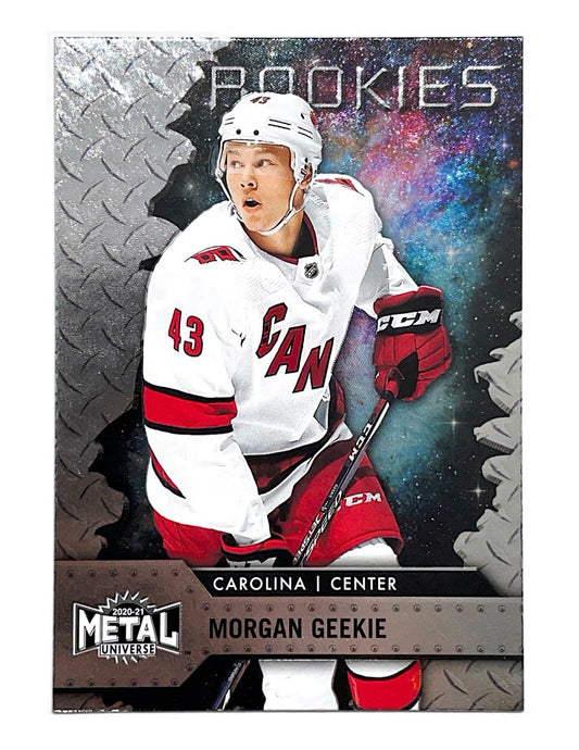 Morgan Geekie 2020-21 Upper Deck Skybox Metal Universe Rookies #109