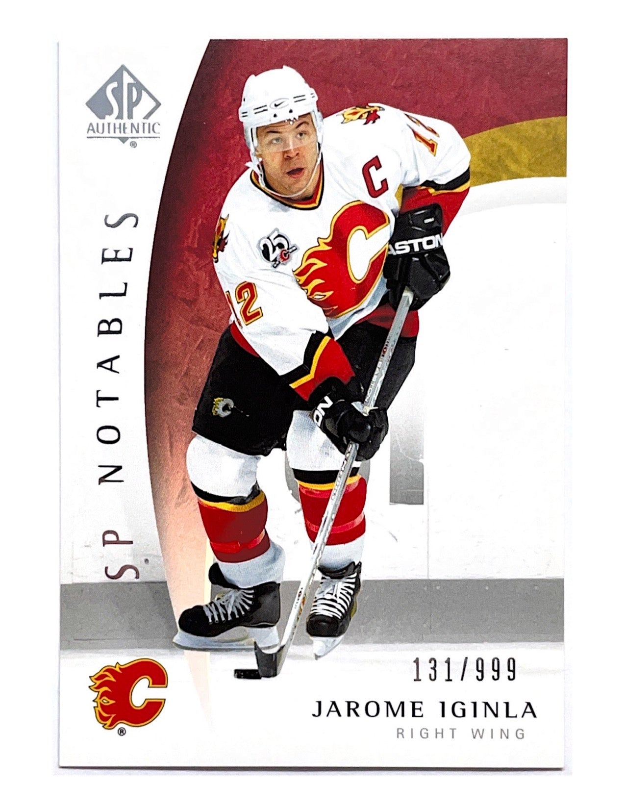 Jarome Iginla 2005-06 Upper Deck SP Authentic SP Notables #110 - 131/999