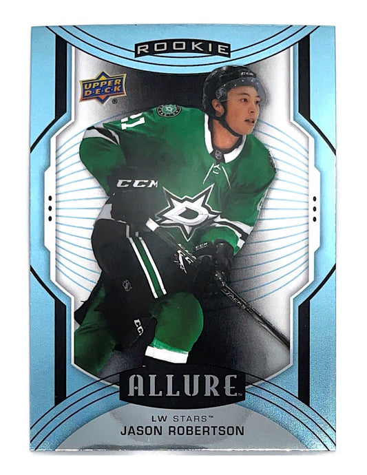 Jason Robertson 2020-21 Upper Deck Allure Rookie Blue Short Print #113