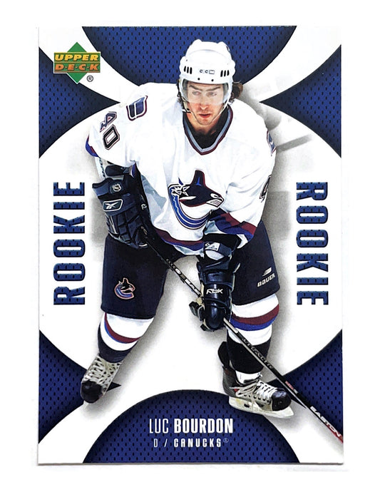 Luc Bourdon 2006-07 Upper Deck Mini Jersey Rookie #119