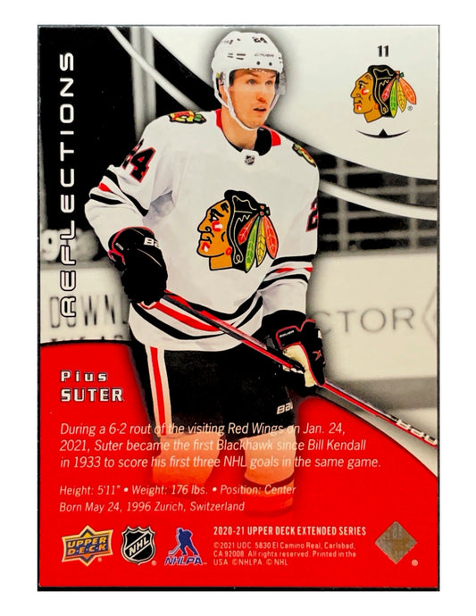 Pius Suter 2020-21 Upper Deck Extended Series Reflections #11