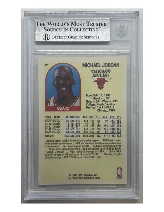 Michael Jordan 1990 Hoops 100 Superstars #12 - BGS 8.5