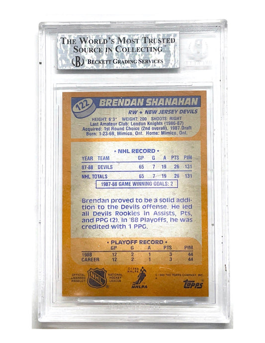 Brendan Shanahan 1988-89 Topps #122 - BGS 8.5