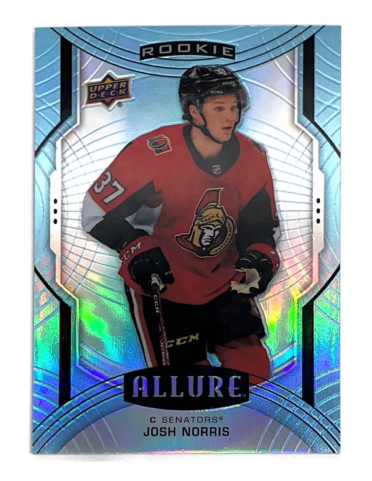 Josh Norris 2020-21 Upper Deck Allure Rookie Double Rainbow #123