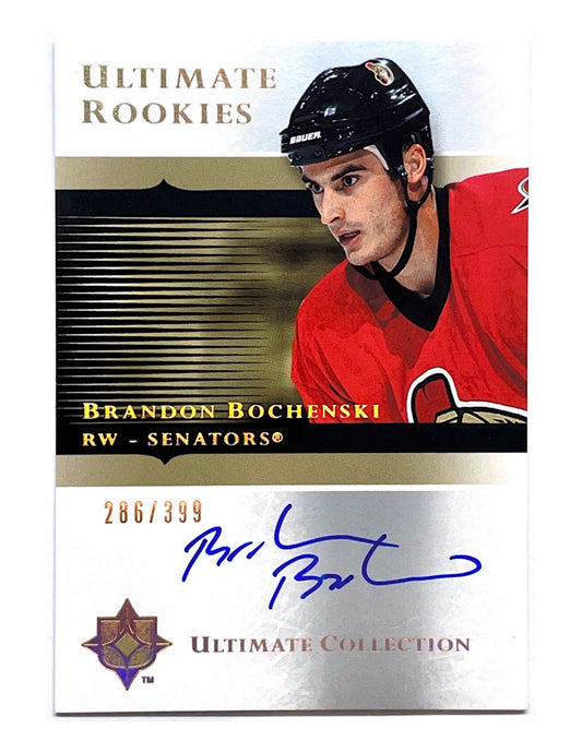 Brandon Bochenski 2005-06 Upper Deck Ultimate Collection Ultimate Rookies Autograph #126 - 286/399