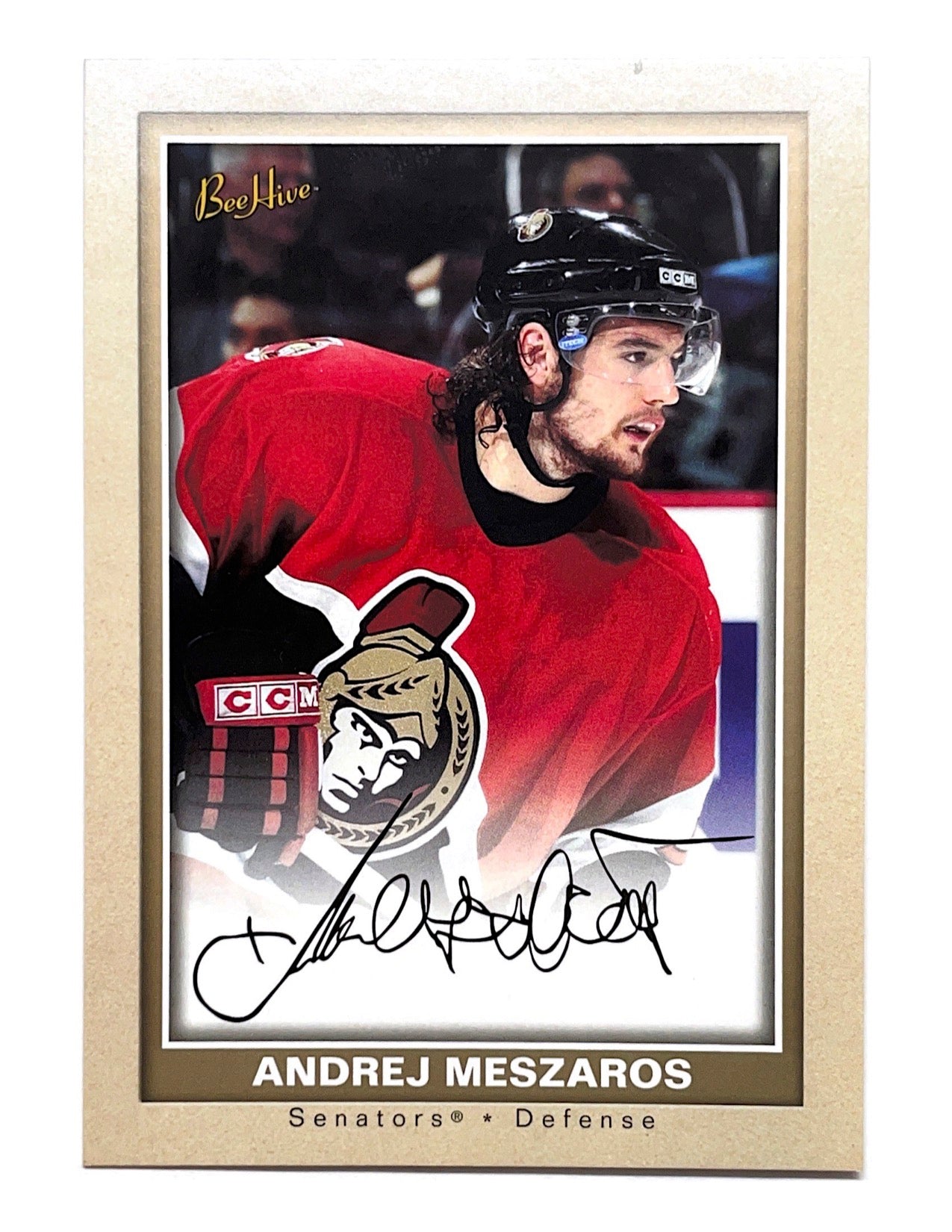 Andrej Meszaros 2005-06 Upper Deck Bee Hive Beige Facsimile Autograph #128