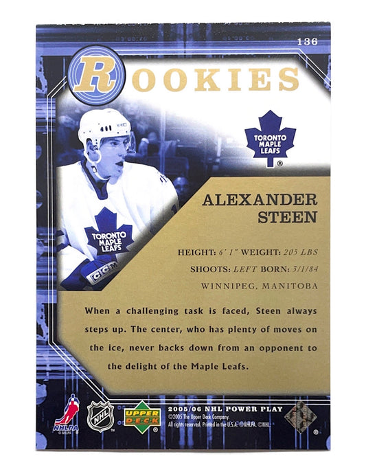 Alexander Steen 2005-06 Upper Deck Power Play Rookies #136