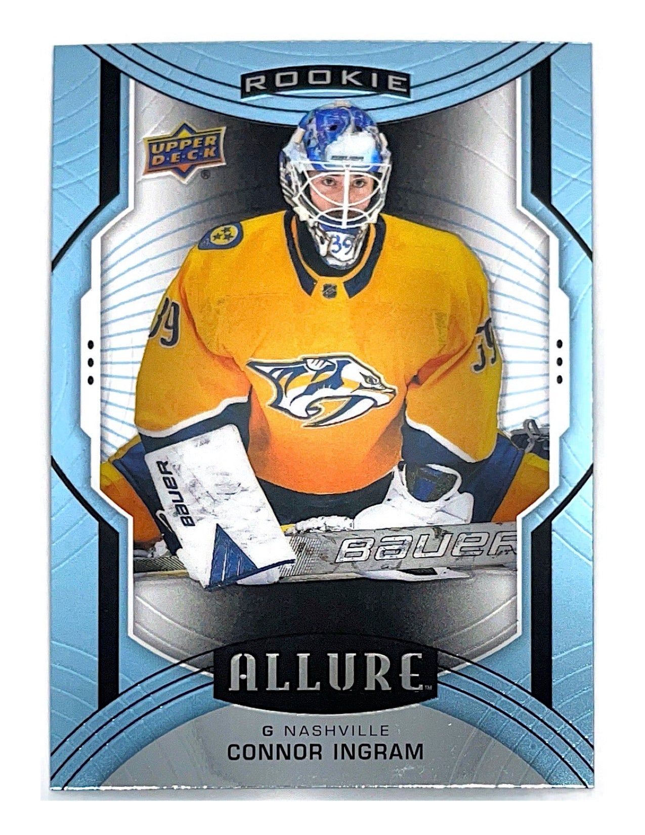 Connor Ingram 2020-21 Upper Deck Allure Rookie Blue Short Print #137