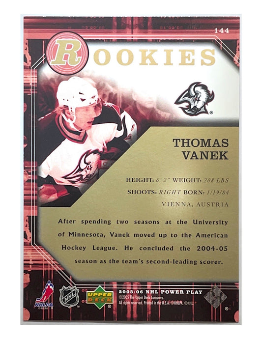 Thomas Vanek 2005-06 Upper Deck Power Play Rookies #144