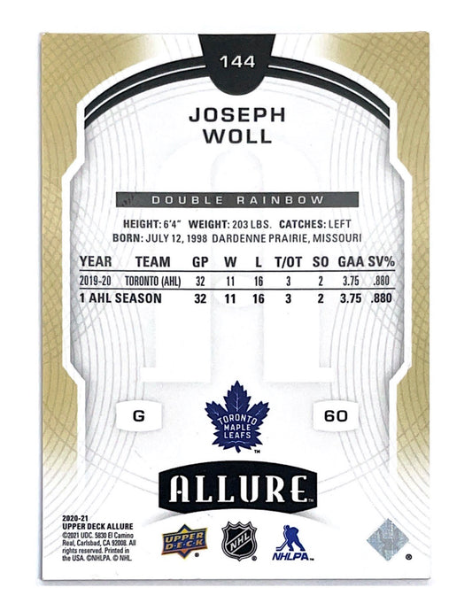 Joseph Woll 2020-21 Upper Deck Allure Rookie Double Rainbow #144