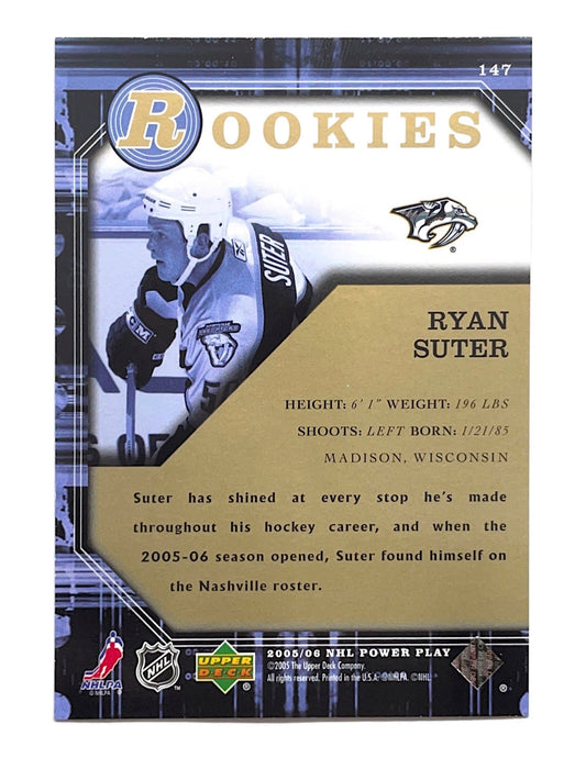 Ryan Suter 2005-06 Upper Deck Power Play Rookies #147