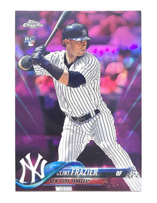 Clint Frazier 2018 Topps Chrome Pink Refractor Rookie #148