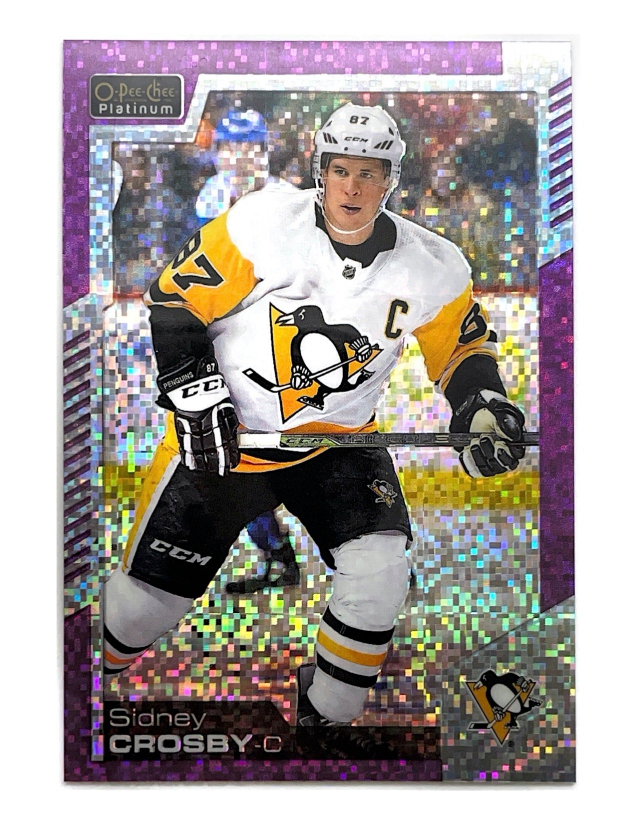 Sidney Crosby 2020-21 O-Pee-Chee Platinum Violet Pixels #149 - 283/399