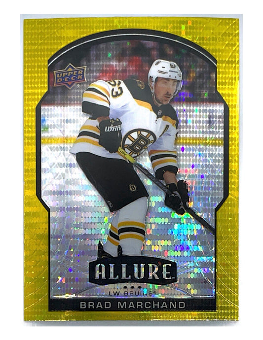 Brad Marchand 2020-21 Upper Deck Allure Yellow Taxi #14