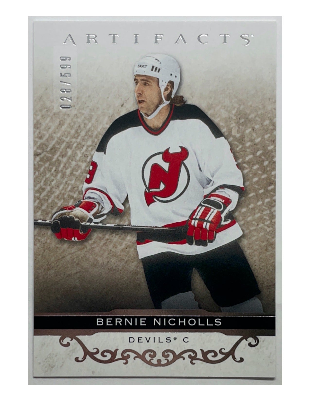 Bernie Nicholls 2021-22 Upper Deck Artifacts #152 - 026/599