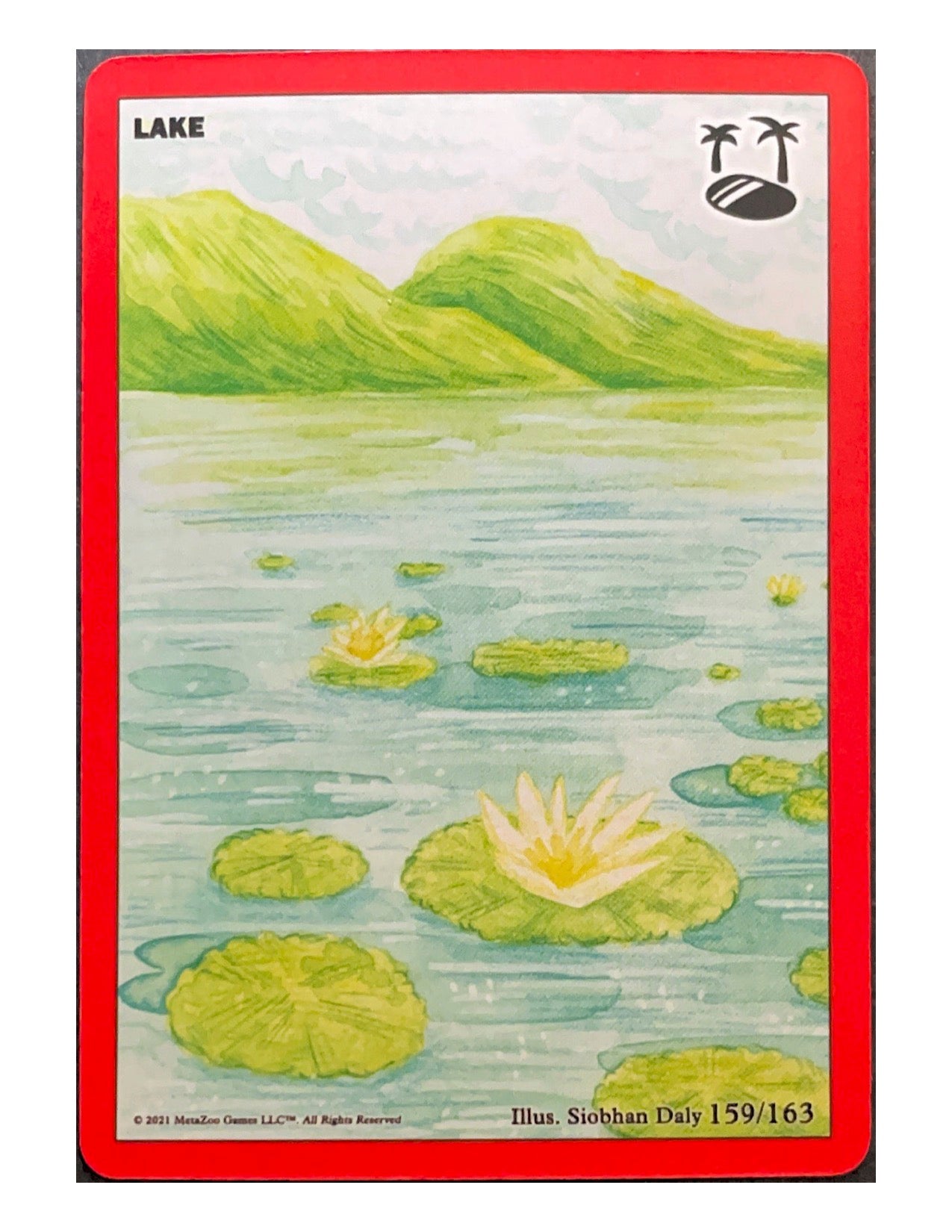 Lake 159/163 Terra Card - 1st Edition - Nightfall
