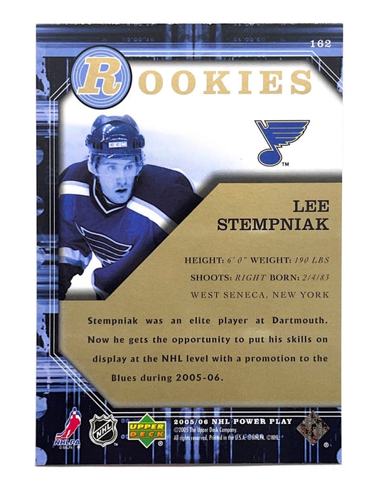 Lee Stempniak 2005-06 Upper Deck Power Play Rookies #162