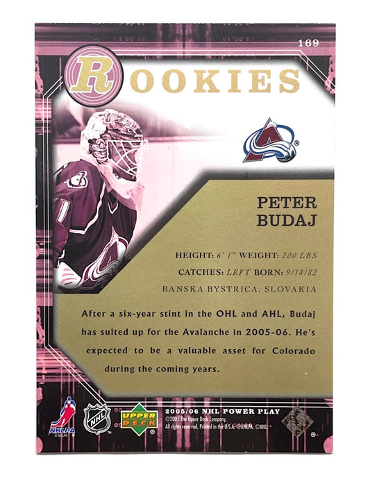 Peter Budaj 2005-06 Upper Deck Power Play Rookies #169