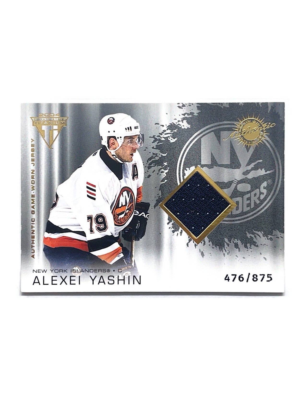 Alexei Yashin 2003-04 Private Stock Titanium Jersey #169 - 476/875