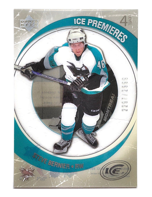 Steve Bernier 2005-06 Upper Deck Ice Premieres Level 4 #176 - 2297/2999